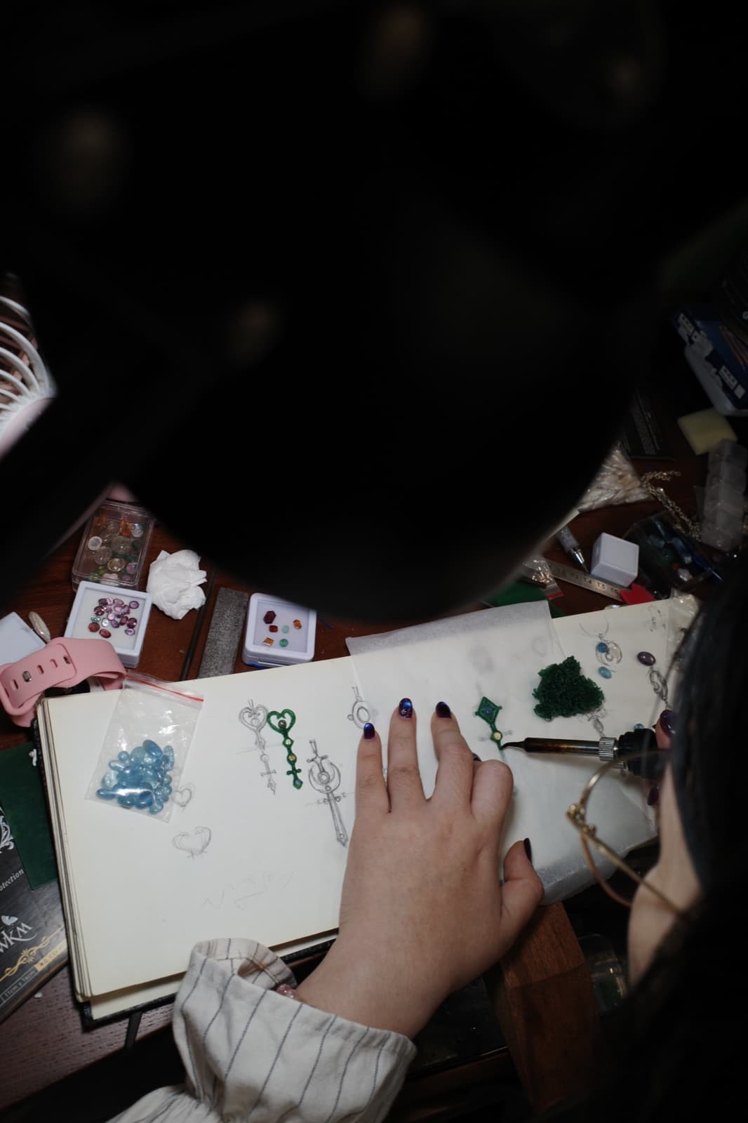 Handcrafting silver jewelry